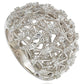 Suzy Levian Pave Cubic Zirconia Sterling Silver Ring