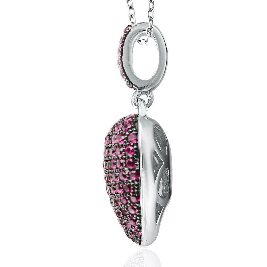 New suzy levian rose sterling silver tiger pendant necklace $264 selling