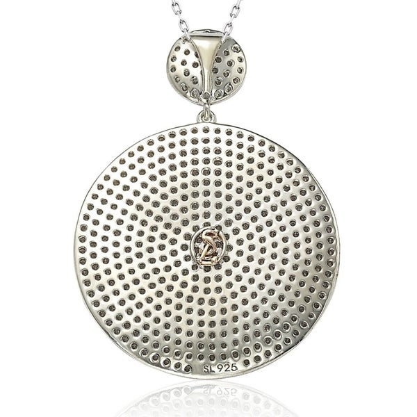 Suzy Levian Sterling Silver Cubic Zirconia Pendant