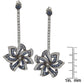 Suzy Levian Sapphire and Diamond Accent in Sterling Silver Earrings