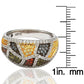 Suzy Levian Sterling Silver Cubic Zirconia Multicolor Exotic Ring