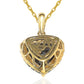 Suzy Levian 14K Gold Plated Sterling Silver Cubic Zirconia Pendant