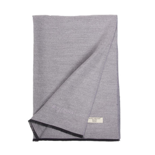 Suzy Levian Women's Classic Light Heather Grey Soft Scarf