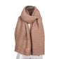 Suzy Levian Women's Double-Sided Brown Scarf