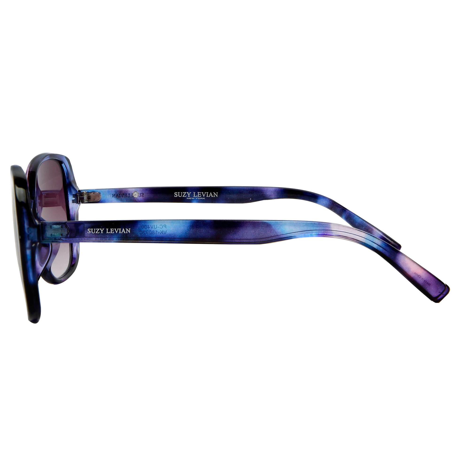 Buy (TIGER) Frame Rectangular UV Protected Unisex Sunglasses(Lens-Purple ||Frame-Blue Online In India At Discounted Prices