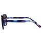 Suzy Levian Women's Purple Tortoise Oversize Lens Sunglasses